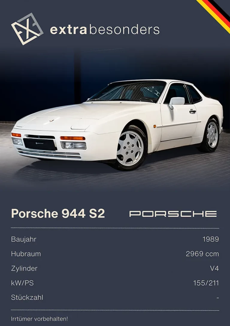 Porsche 944 S2 // Verkauf bei extrabesonders