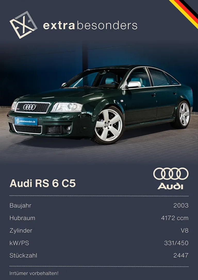 Audi RS 6 C5 // Verkauf bei extrabesonders