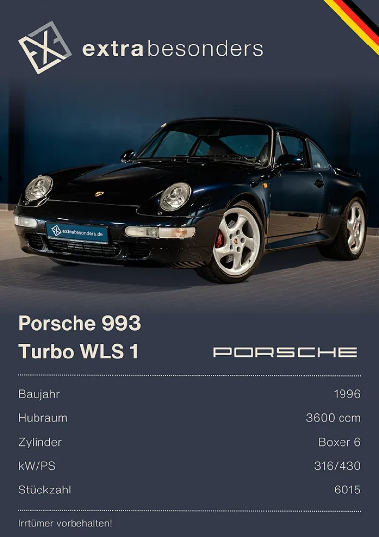 Porsche 993 Turbo WLS 1 // Verkauf bei extrabesonders